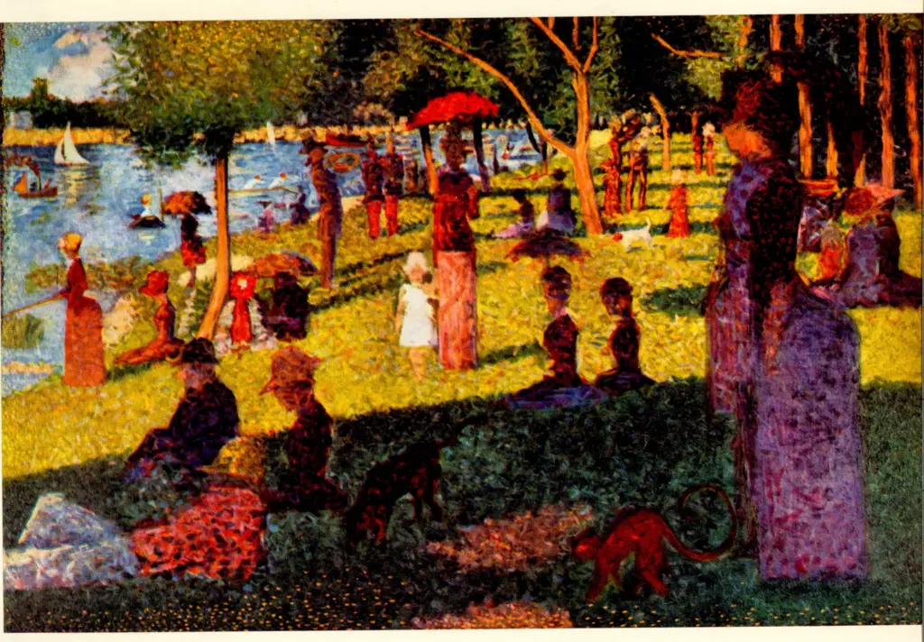 Anonimo , Seurat, Georges - sec. XIX - La Grande Jatte , fronte