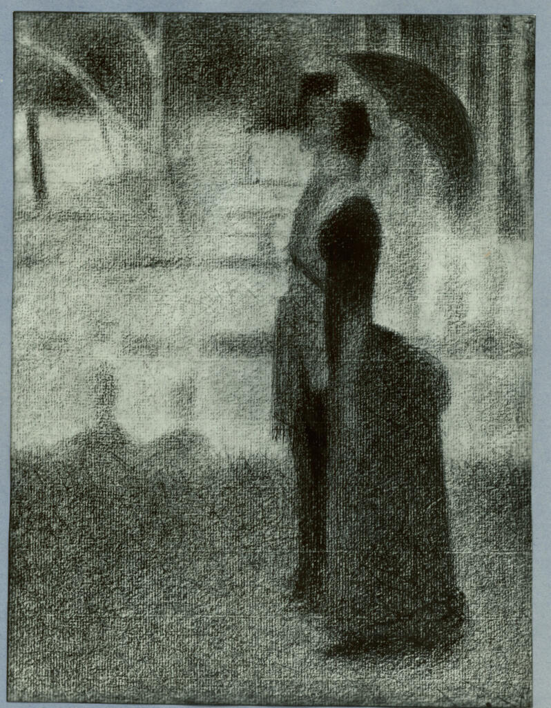 Interfoto , Seurat, Georges - sec. XIX - La coppia, studio per la Grand Jatte , fronte