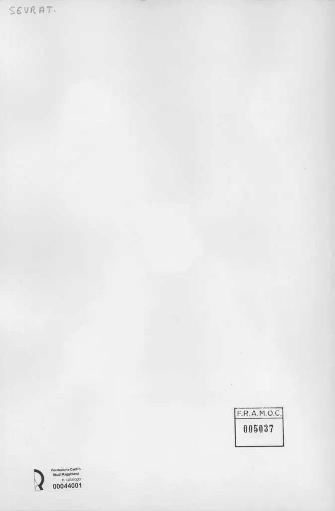 Anonimo , Seurat, Georges , retro