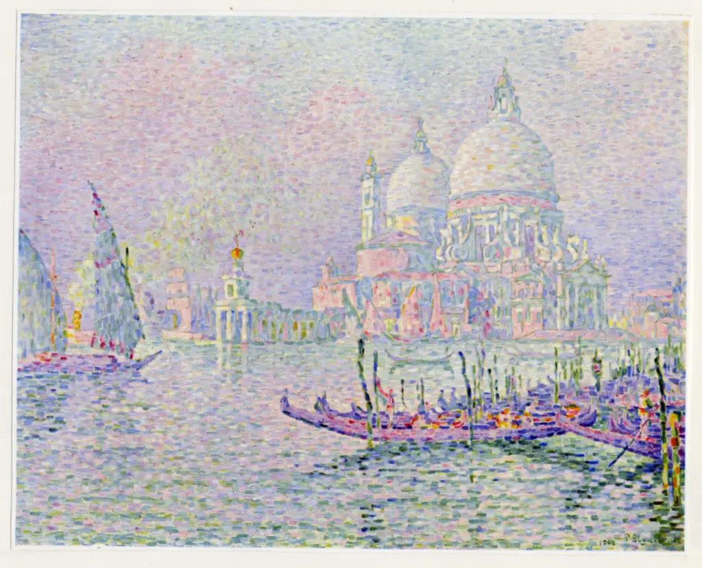 Anonimo , Signac, Paul - sec. XX - Venise, Santa Maria della Salute , fronte