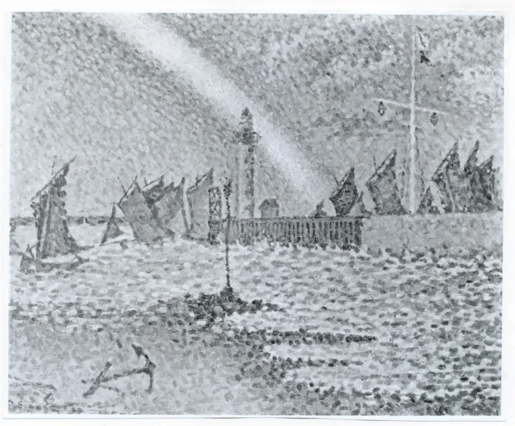 Signac, Paul , L'Entr&egrave;&egrave; du port de honfleur