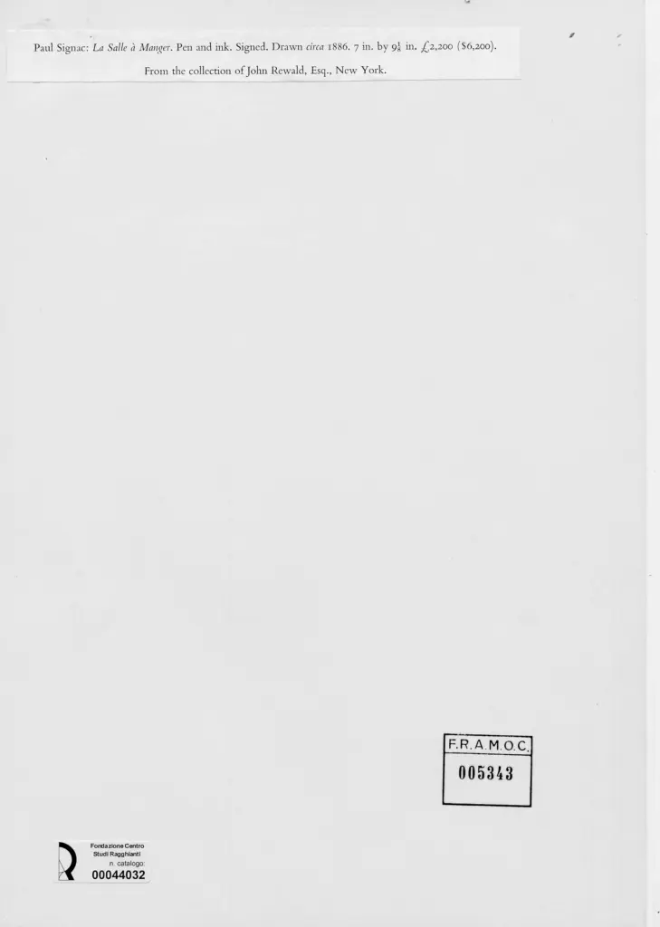 Anonimo , Signac, Paul - sec. XIX - La salle à manger , retro