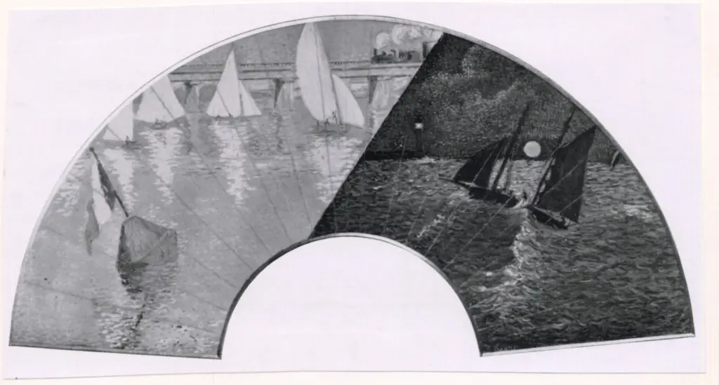 Anonimo , Signac, Paul - sec. XIX - Le Pont d'Anjeudimit; Le jour et la nuit gonache , fronte