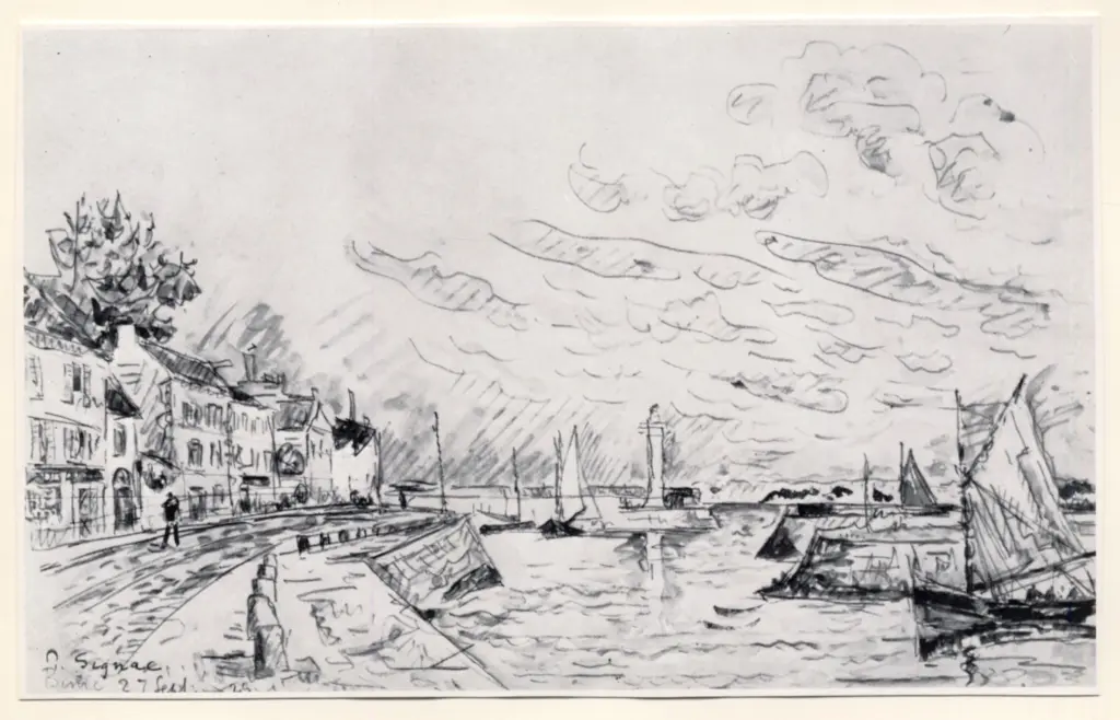 Anonimo , Signac, Paul - sec. XX - Le Port de Binic , fronte