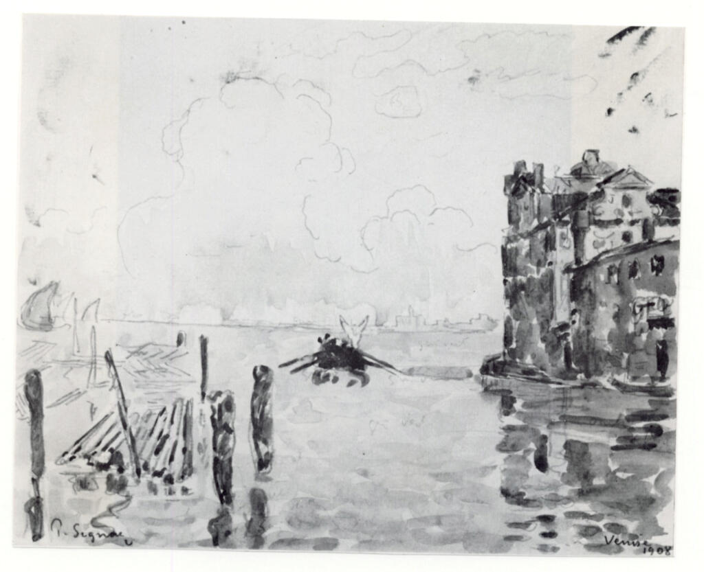 Anonimo , Signac, Paul - sec. XX - Venise - Le Barbillard , fronte