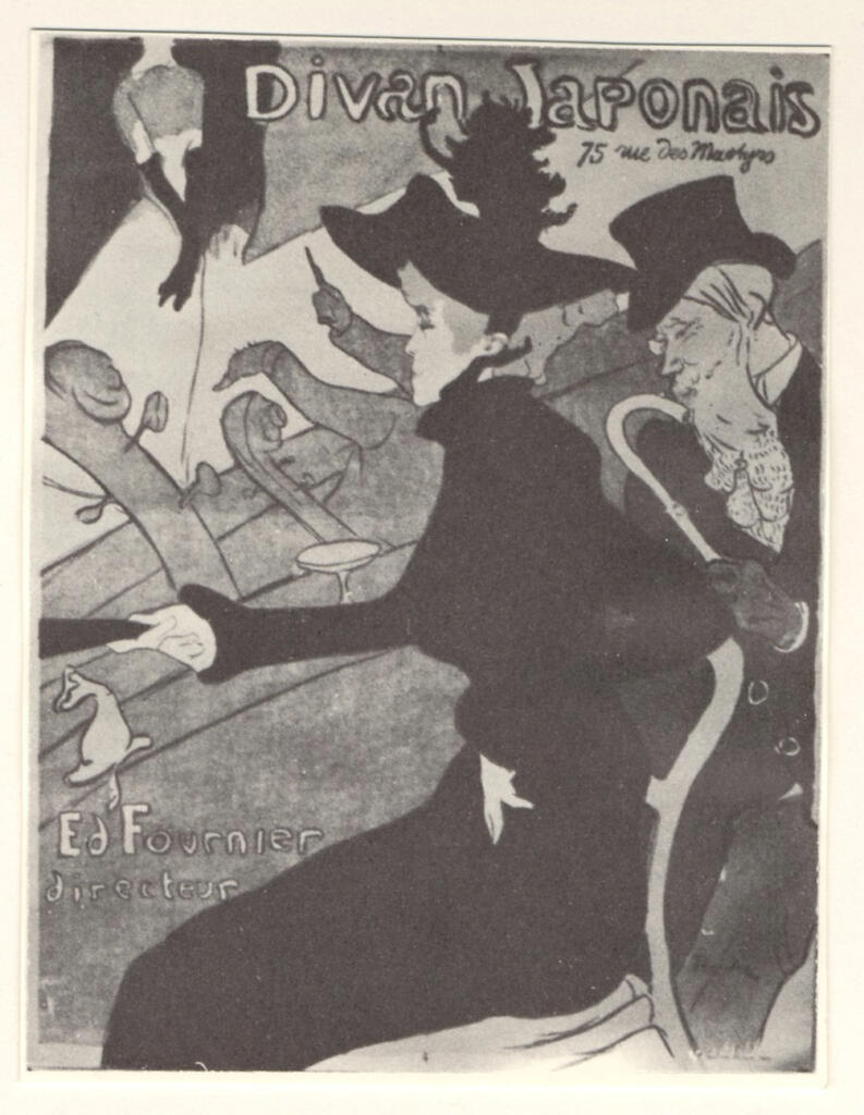 Anonimo , Toulouse-Lautrec, Henri de - sec. XIX - Divain Japonaise , fronte