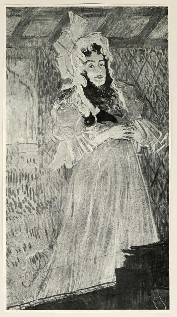 Anonimo , Toulouse-Lautrec, Henri de - sec. XIX - May Bedford en jaune , fronte