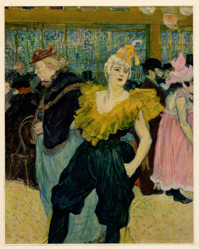 Anonimo , Toulouse-Lautrec, Henri de - sec. XIX - La clown , fronte