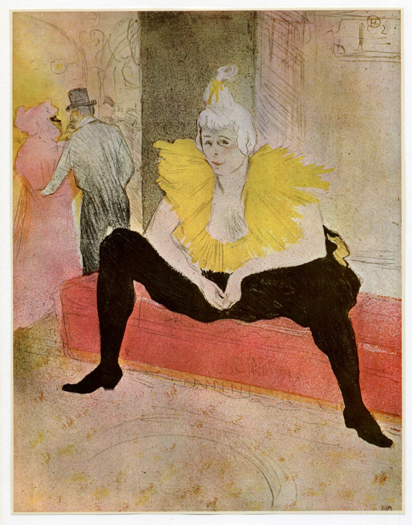 Anonimo , Toulouse-Lautrec, Henri de - sec. XIX - Clown , fronte