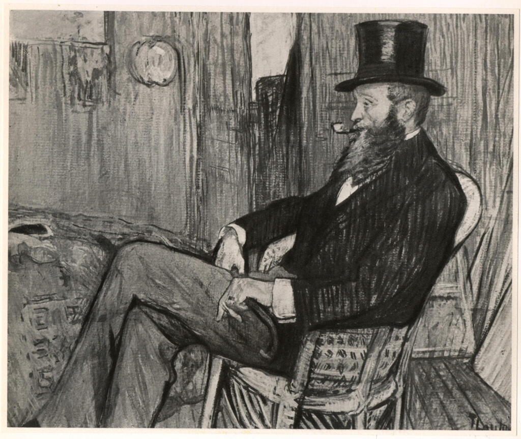 Anonimo , Toulouse-Lautrec, Henri de - sec. XIX - M. de Mauradour , fronte