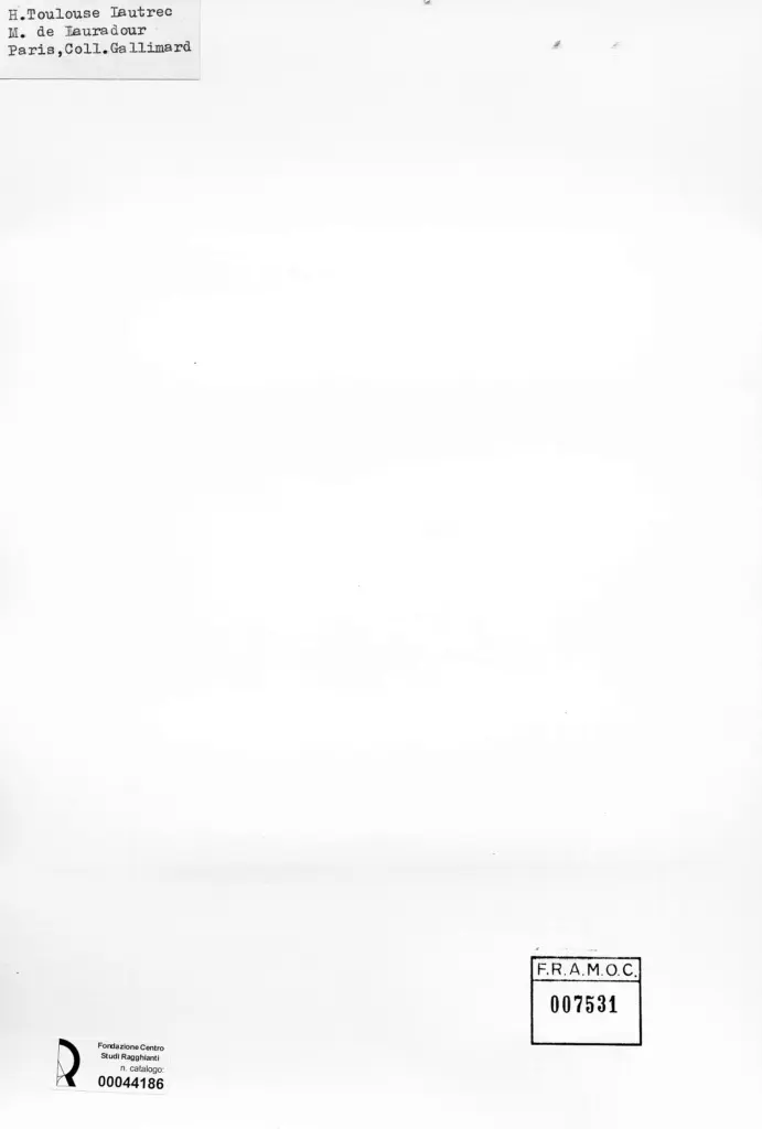 Anonimo , Toulouse-Lautrec, Henri de - sec. XIX - M. de Mauradour , retro