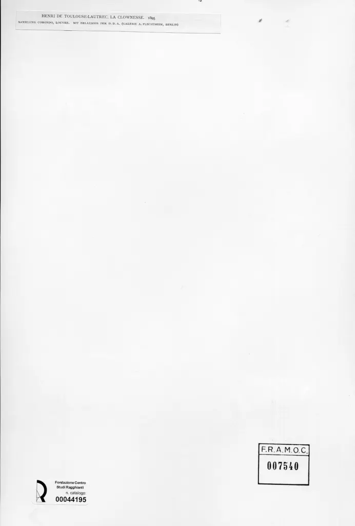 Anonimo , Toulouse-Lautrec, Henri de - sec. XIX , retro