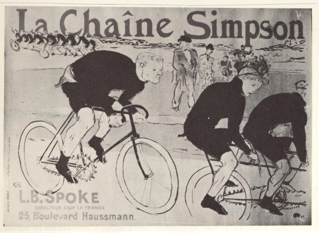 Anonimo , Toulouse-Lautrec, Henri de - sec. XIX - La Chaîne Simpson , fronte