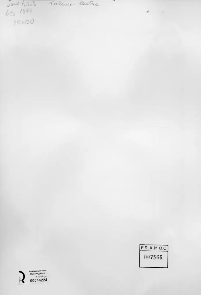 Anonimo , Toulouse-Lautrec, Henri de - sec. XIX - Jane Avril , retro