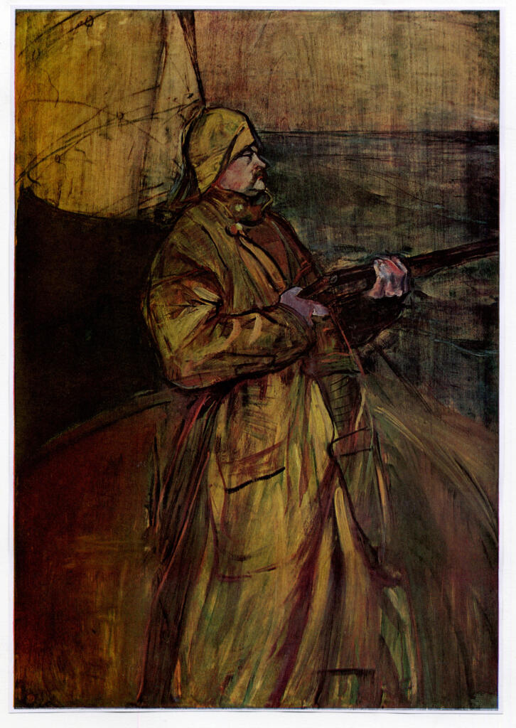 Toulouse-Lautrec, Henri de , Maurice Joyant a caccia in una baia della Somme