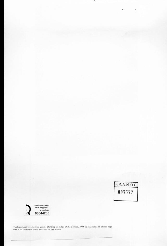 Anonimo , Toulouse-Lautrec, Henri de; sec. XX ; , retro
