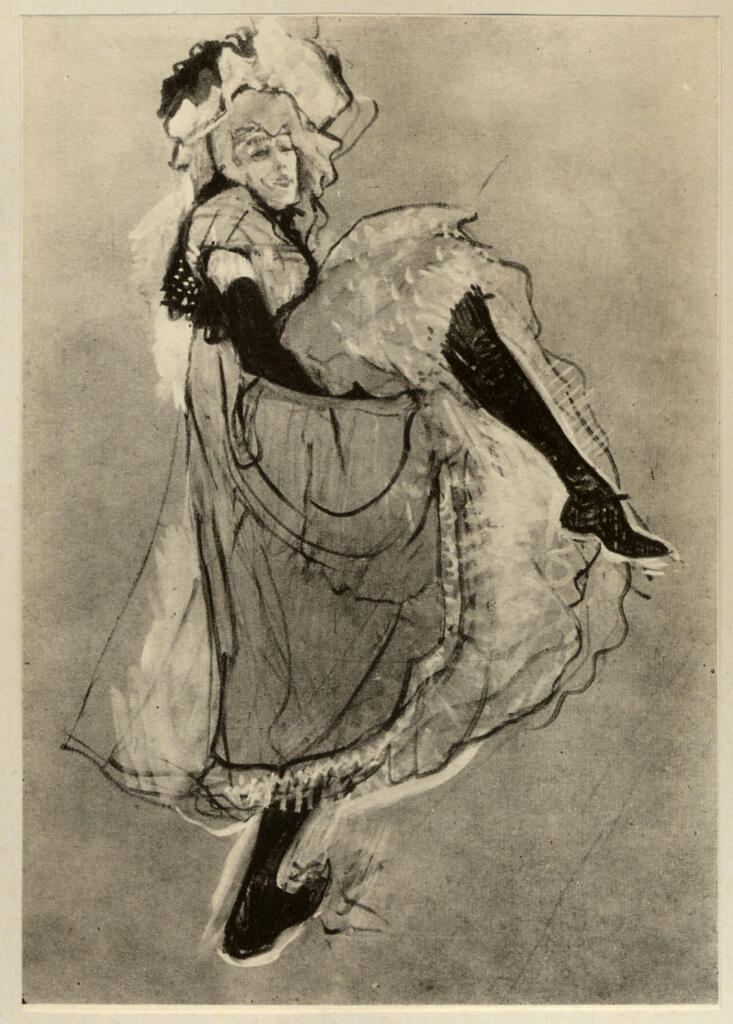 Anonimo , Toulouse-Lautrec, Henri de - sec. XIX - Jeanne Avril , fronte
