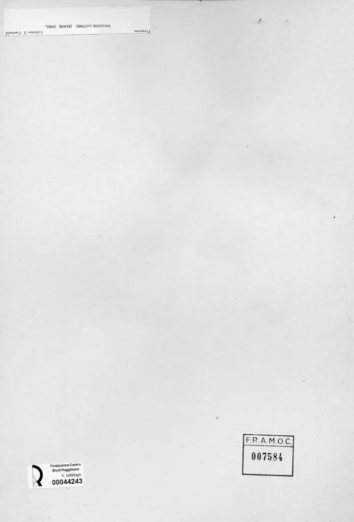 Anonimo , Toulouse-Lautrec, Henri de - sec. XIX - Jeanne Avril , retro