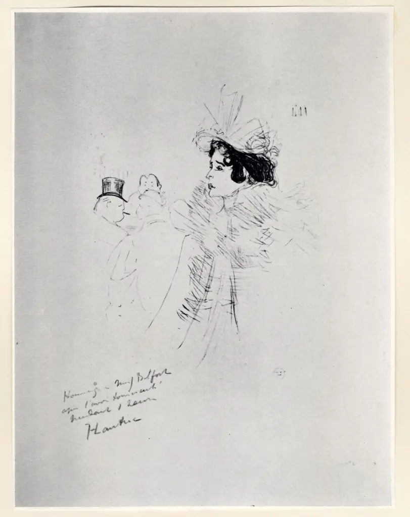 Toulouse-Lautrec, Henri de , Miss May Belfort (at the Irish and American Bar, rue Royale)