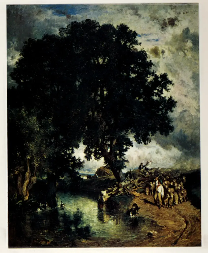 Anonimo , Troyon, Constant - sec. XIX - Le Retour du Troupeau , fronte