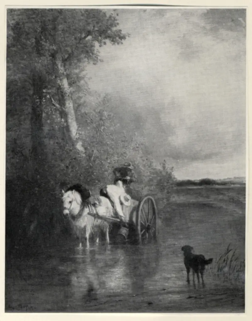 Anonimo , Troyon, Constant - sec. XIX - The Water Wagon , fronte