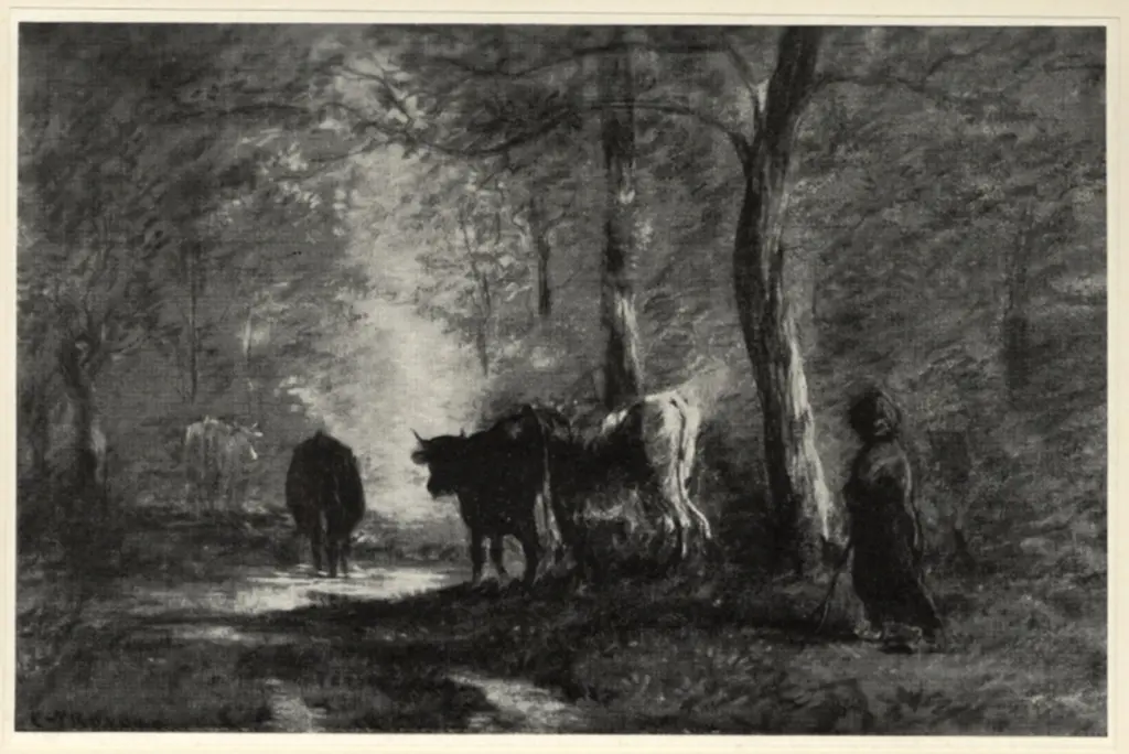 Troyon, Constant , Nel bosco