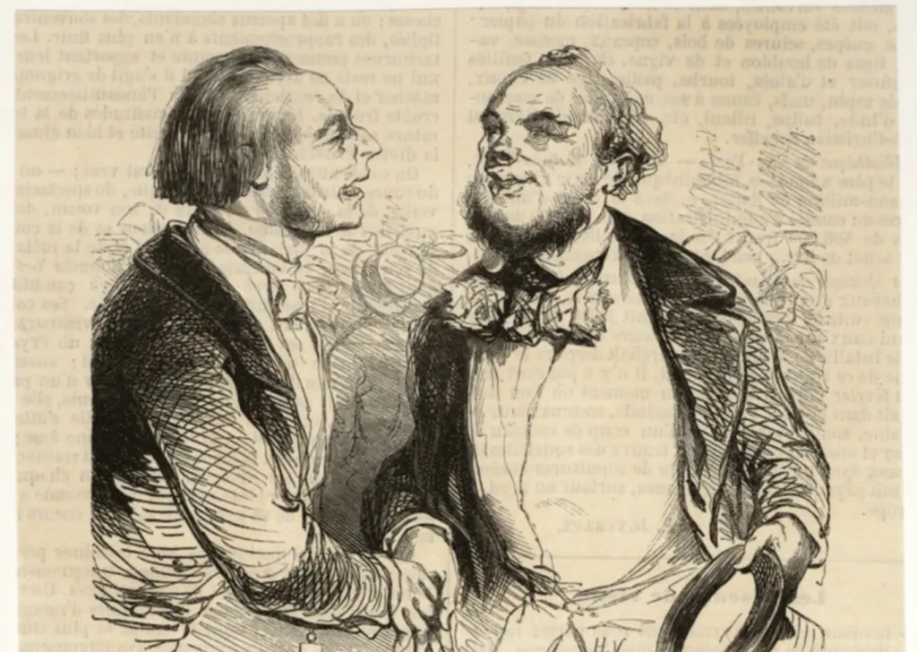 Anonimo , Valentin, Henri - sec. XIX - Les diseurs de riens