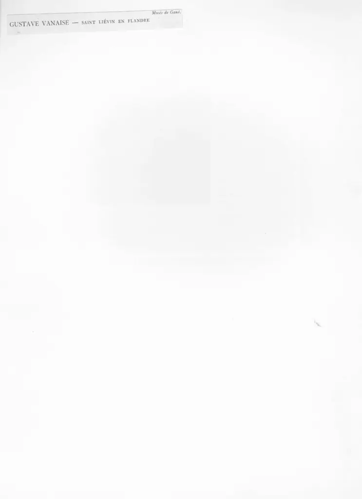 Vanaise, Gustave , retro