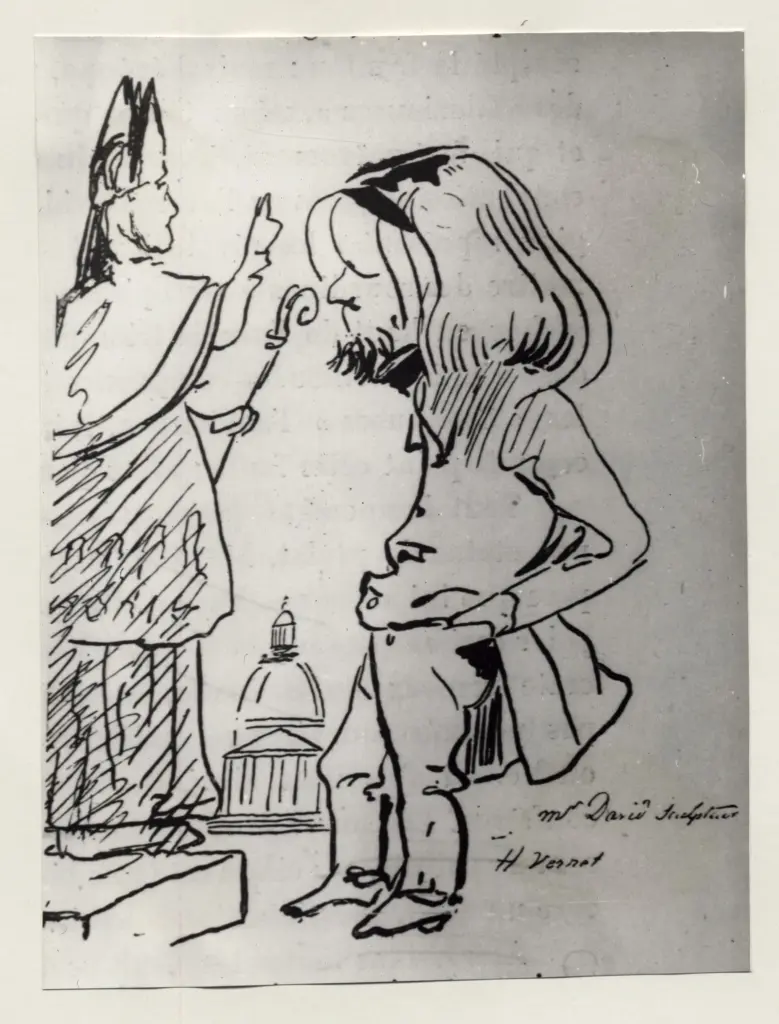 Anonimo , Vernet, Horace - sec. XVIII/ XIX - Schizzo , fronte