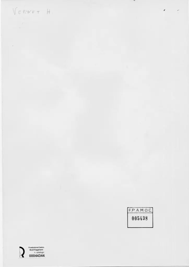 Anonimo , Vernet, Horace - sec. XVIII/ XIX - Schizzo , retro