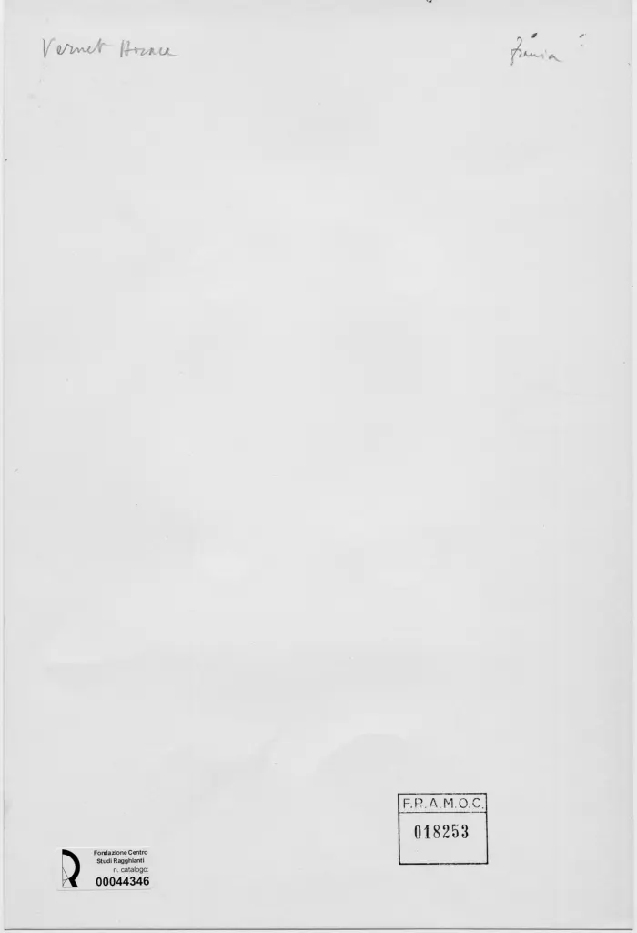 Anonimo , Vernet, Horace - sec. XVIII/ XIX - Schizzo , retro