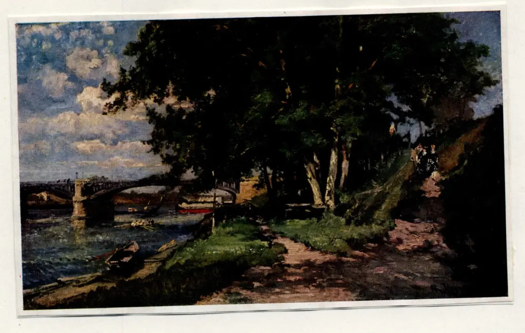 Anonimo , Veron, Alexandre Renè - sec. XIX - Sulla Senna , fronte