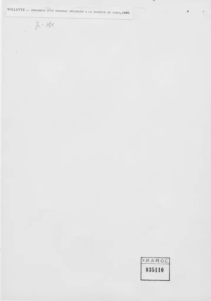 Anonimo , Willette, Adolphe - sec. XX - Donna che scende dalla carrozza con figure , retro