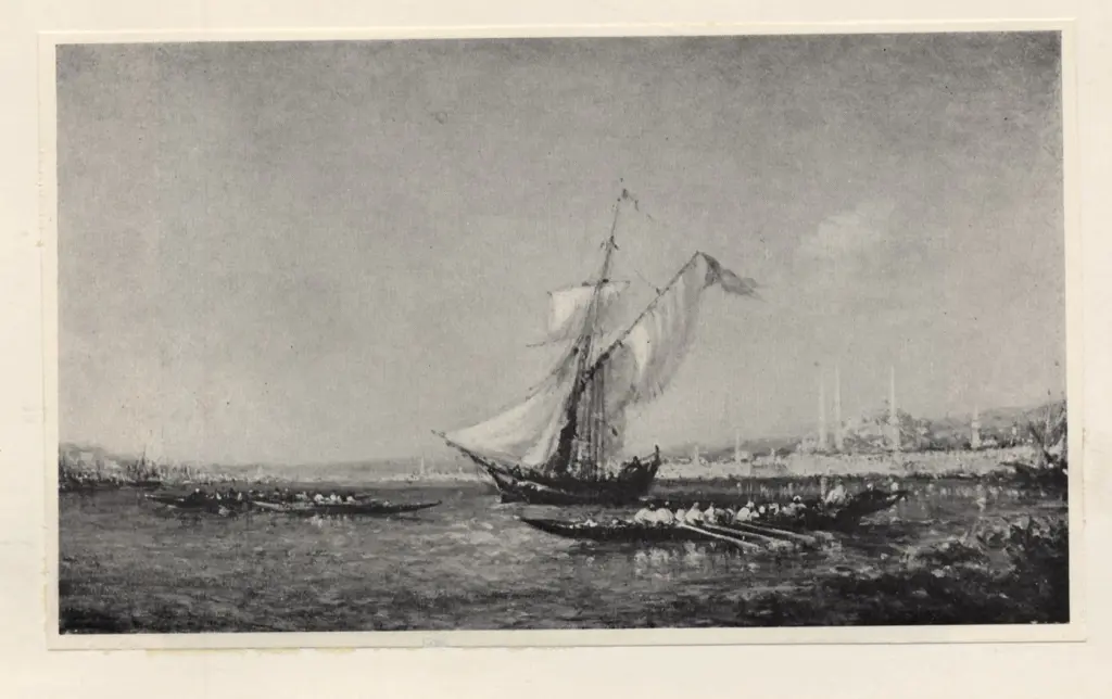 Anonimo , Ziem, Felix - sec. XIX/ XX - Veduta di marina in Marocco , fronte