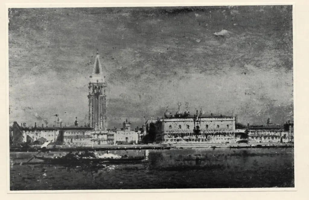 Ziem, Felix , Veduta di Venezia