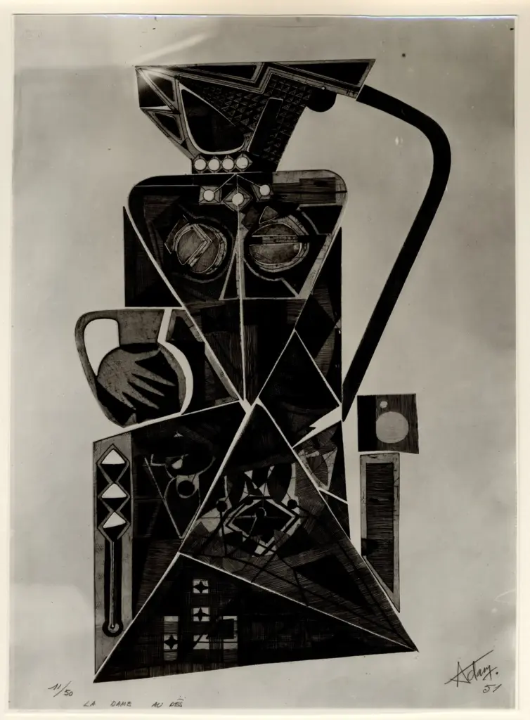 Adam, Henri Georges , La dama con i dadi