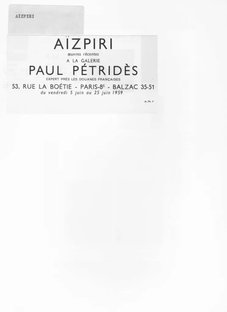 Anonimo , Aizpiri - sec. XX - Musicista , retro