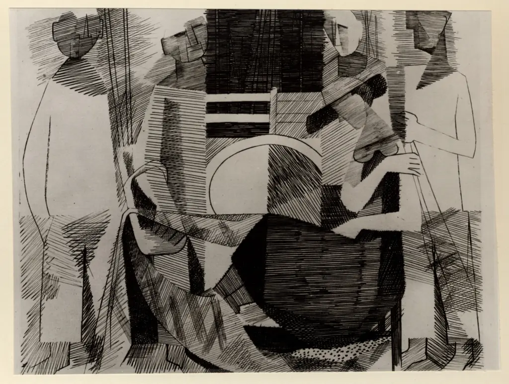 Vaux, Marc , Alix, Yves - sec. XX - Sur le m&ocirc;le , fronte