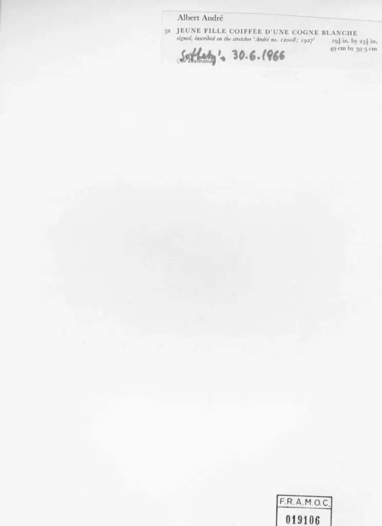 André, Albert - sec. XX , retro