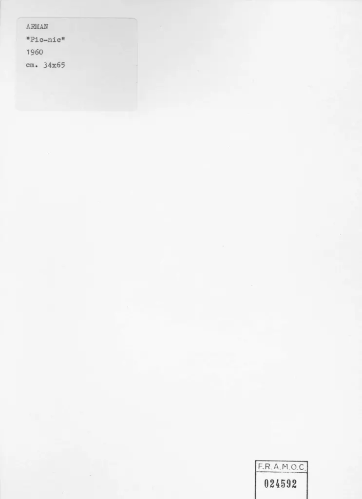 Anonimo , Fernandez, Armand - sec. XX - Pic-nic , retro