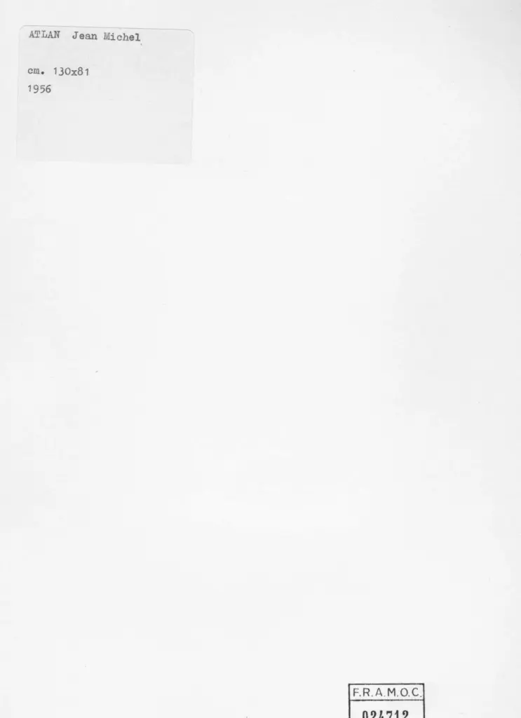 Anonimo , Atlan, Jean Michel - sec. XX - Forme con vari colori , retro