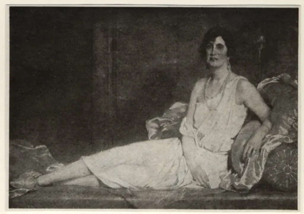 Anonimo , Baschet, M. - sec. XX - Portrait de Mme la Duchesse de B. , fronte