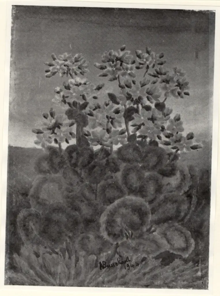 Bauchant, Andr&eacute; , Les fleurs rouges