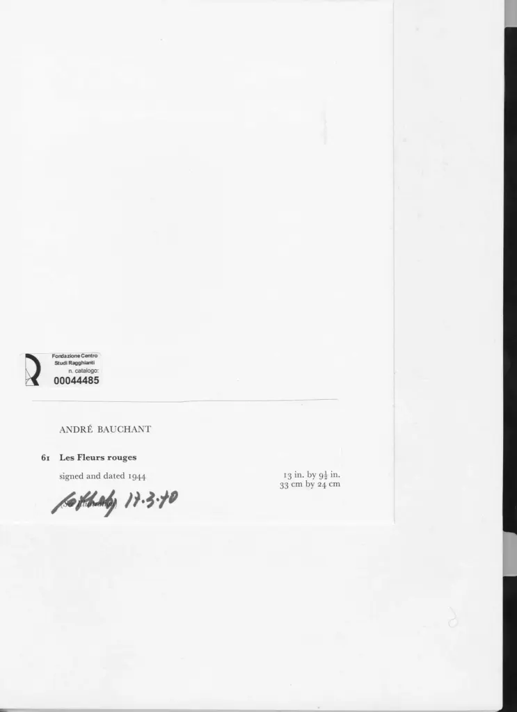 Bauchant, André - sec. XX , retro