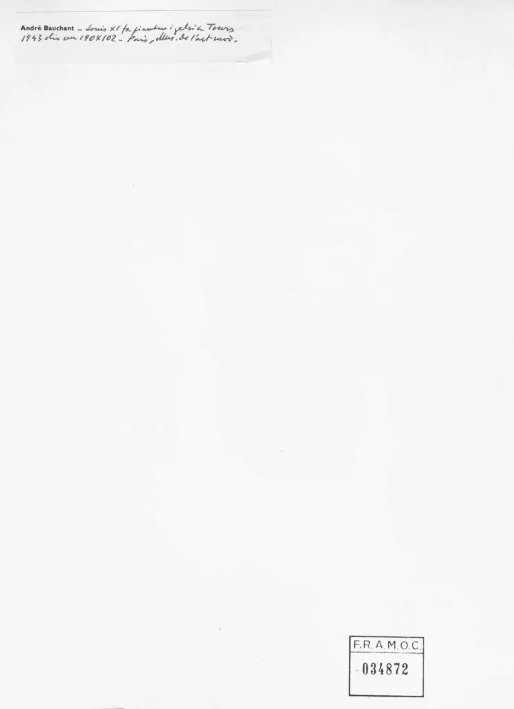 Anonimo , Bauchant, Andr&eacute; - sec. XX - Louis XI fa piantare gelsi a Tours , retro