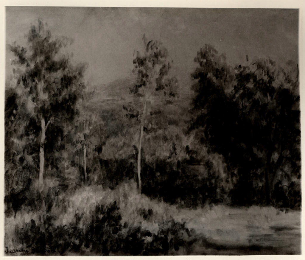 Anonimo , Baudot, Jeanne - sec. XX - Mont Valerien vu de la route de Louveciennes , fronte