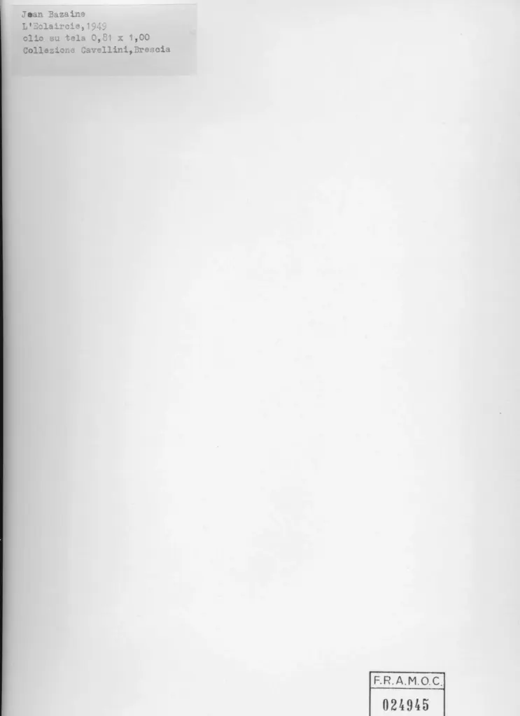 Bazaine, Jean - sec. XX , retro