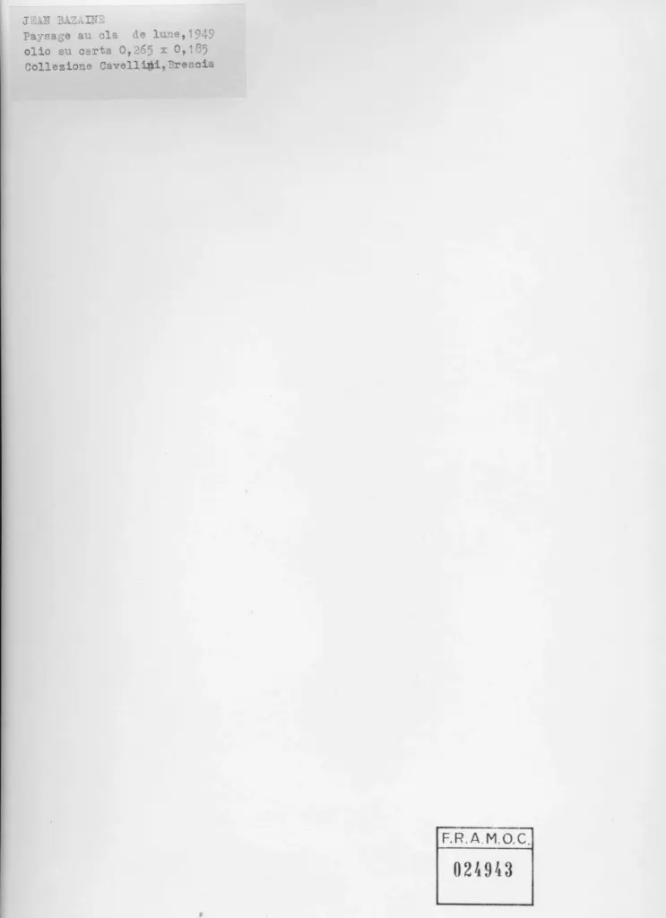 Bazaine, Jean - sec. XX , retro