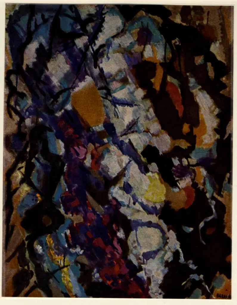 Anonimo , Bazaine, Jean - sec. XX - L'orage au jardin , fronte