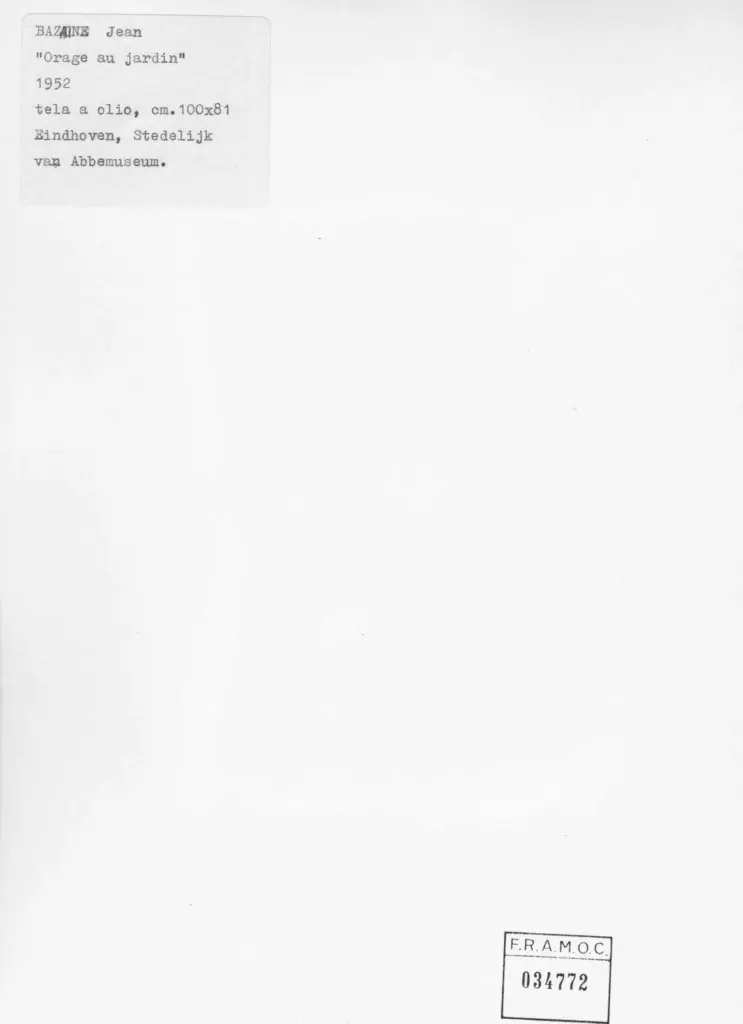 Bazaine, Jean - sec. XX , retro